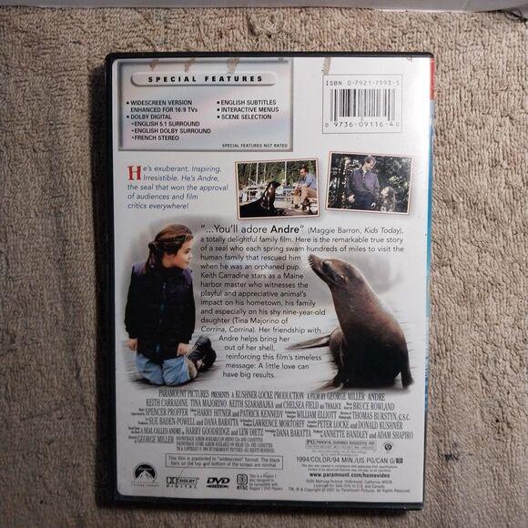 Andre (DVD, 1994) - Picture 2 of 3